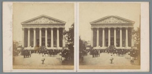 View of La Madeleine in Paris