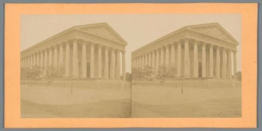 View of La Madeleine in Paris