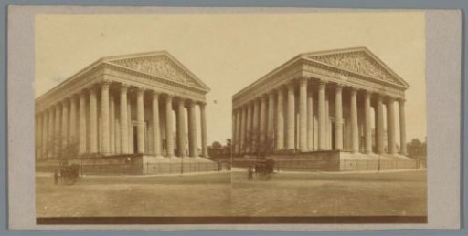 View of La Madeleine in Paris