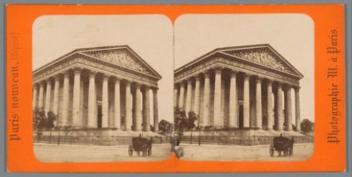 View of La Madeleine in Paris