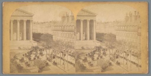 View of La Madeleine in Paris