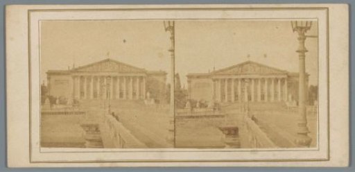 View of the Palais Bourbon in Paris