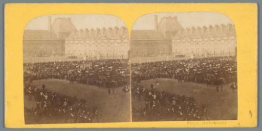 Courtyard of the Palais Bourbon in Paris, possibly