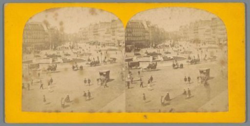View of the Place du Château d'Eau in Paris