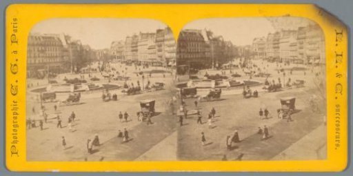 View of the Place du Château d'Eau in Paris