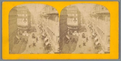 View of the Rue de la Chaussée-d'Antin in Paris