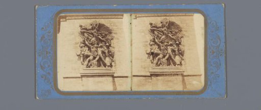 Relief on the Arc de Triomphe in Paris