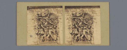 Relief on the Arc de Triomphe in Paris