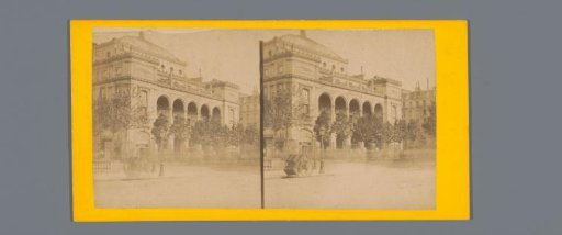 View of the Théâtre du Châtelet in Paris