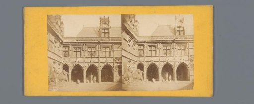 View of the Musée de Cluny in Paris