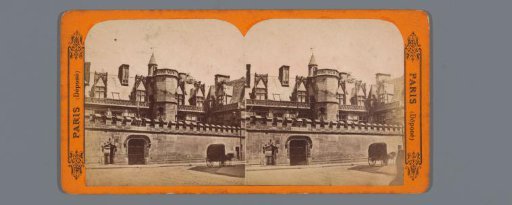 View of the Musée de Cluny in Paris
