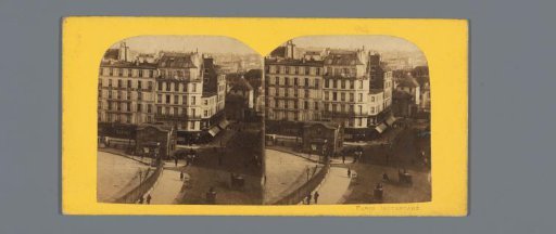 View of a street in Paris, possibly near Gare du Nord