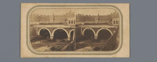 View of a railway line in Paris