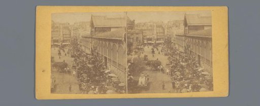 View of Les Halles in Paris