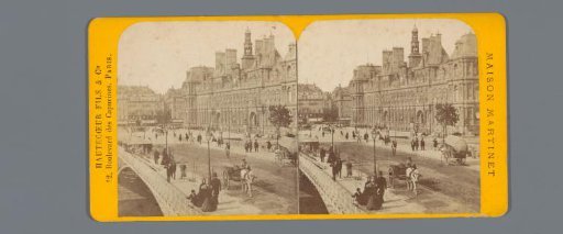 View of the Hôtel de Ville, Paris