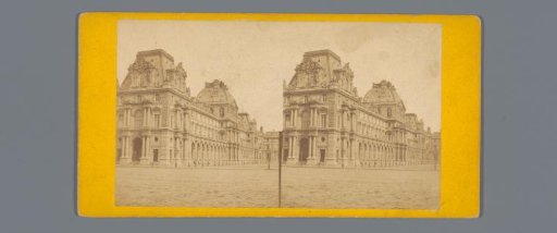 View of the Musée du Louvre, Paris