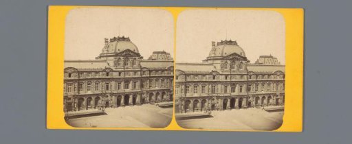 View of the Pavillon Richelieu of the Musée du Louvre, Paris