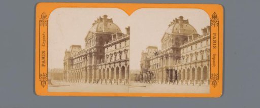 View of the Pavillon Richelieu of the Musée du Louvre, Paris