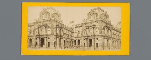View of the Pavillon Turgot of the Musée du Louvre, Paris