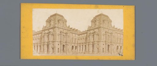 View of the Pavillon Turgot of the Musée du Louvre, Paris