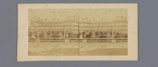View of the Palais du Luxembourg in Paris