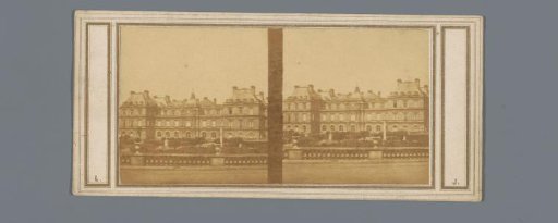 View of the Palais du Luxembourg in Paris