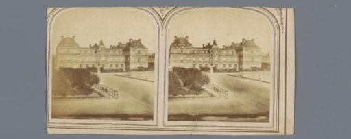 View of the Palais du Luxembourg in Paris