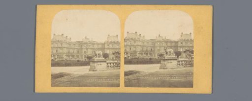 View of the Palais du Luxembourg in Paris