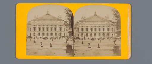 View of the Opéra Garnier in Paris