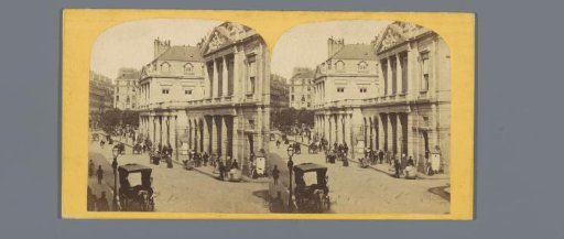 View of the Rue Saint-Honoré and the Palais-Royal in Paris