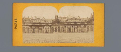 View of the Palais-Royal in Paris