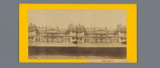 View of the Palais-Royal in Paris