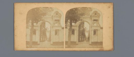 View of the entrance to Bal Mabille in Paris