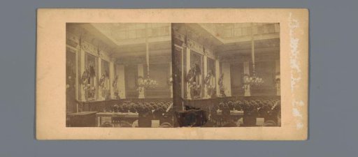 Interior of a restaurant, probably in Paris