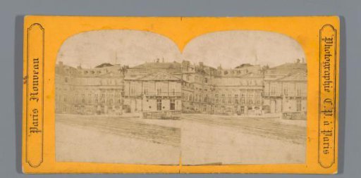 Part of the Facade of the Château de Saint-Cloud