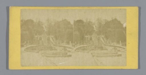 Waterfalls in the Garden of the Château de Saint-Cloud