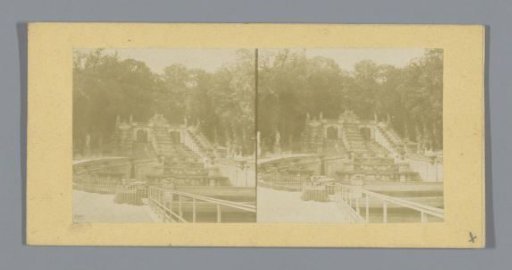 Waterfalls in the Garden of the Château de Saint-Cloud