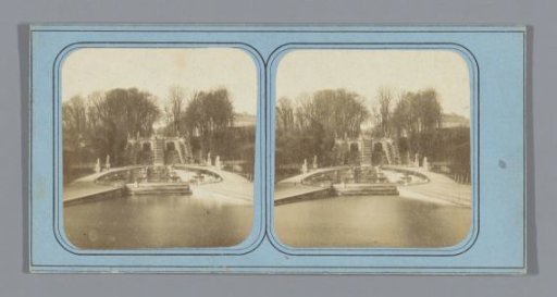 Waterfalls in the Garden of the Château de Saint-Cloud