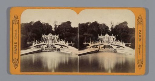 Waterfalls in the Garden of the Château de Saint-Cloud
