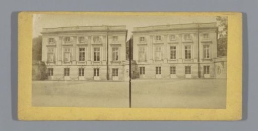 Exterior of the Petit Trianon in the Garden of the Palace of Versailles