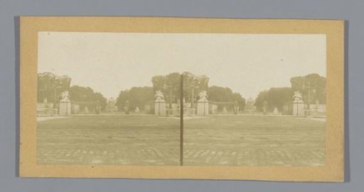 Tuileries in Paris, with a View of the Place de la Concorde