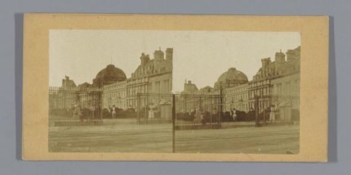 Exterior of the Palais des Tuileries in Paris