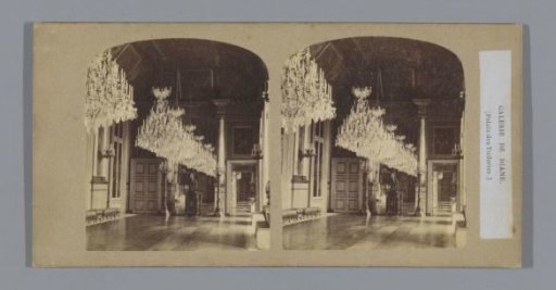 Interior of the Galerie de Diane in the Palais des Tuileries, Paris