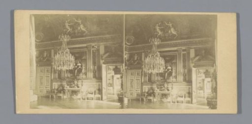 Interior of the Salle des Maréchaux in the Palais des Tuileries, Paris