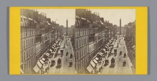 View of the Rue de la Paix, Paris, with the Colonne Vendôme in the background