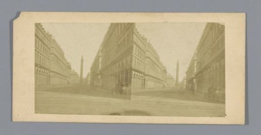 View of the Rue de la Paix, Paris, with the Colonne Vendôme in the background