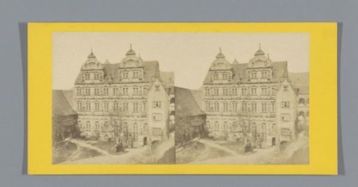 Detail of the façade of Heidelberg Castle