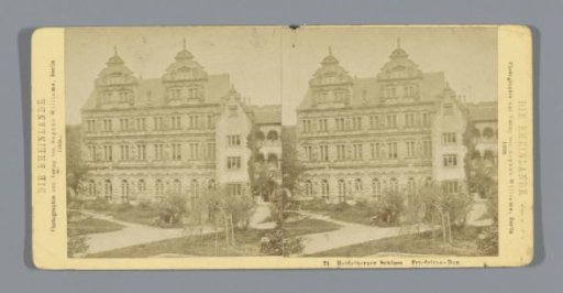 Detail of the façade of Heidelberg Castle
