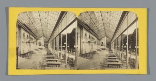 Covered terrace of the Kurhaus in Bad Homburg vor der Höhe