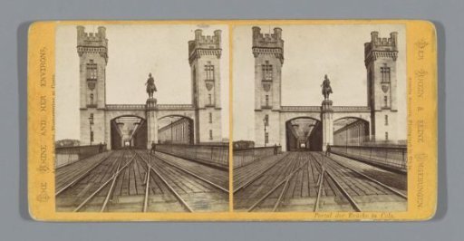 View of the Dombrücke in Cologne